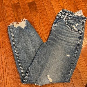 revtown distressed mom jean